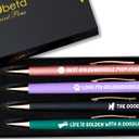 InnoBeta Golden Doodle Gifts Women, Ballpoint Pen Set of 4, Goldendoodle Gifts for Mother's Day, Christmas, Birthday - Goldendoodle Mom