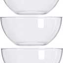 US Acrylic Vista Clear Plastic Salad and Serving 10-inch Bowls | set of 3 | Reusable, BPA-free, Made in the USA | 135 oz. capacity