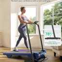 UREVO Walking Pad Handle Bar Only, Universal Compatible for Walking Pads 23.6'' Wide, Transform WalkingPad Into a Treadmill in Seconds, Easy Moving with Wheels, Quick Assembly, Sturdy Design