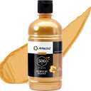 Artecho Gold Acrylic Paint - Large Bottle 500ml / 17oz, Craft Paint for Canvas, Rocks, Wood, Fabric, Ceramic, Non-Toxic