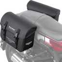 WILD HEART Motorcycle saddlebags Waterproof Bag Retro Tail Bag 20L(10L*2) for Sportster Softtail Dyna Road King no Need for Rain Cover