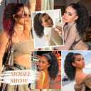 BOGSEA Ponytail Extension, Claw Clip Ponytail Extension for Women 18'' Long wavy Pony Tail Extension Natural Looking Synthetic Hairpiece for Daily Use (2#)