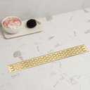 Sharp-tec Shower Drain, 36 inch Linear Shower Drain, Gold 304 Stainless Steel Rectangular Shower Floor Drain with Adjustable Leveling Feet, Hair Strainer, cUPC Certified, ST-096-36G