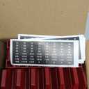 48PCS Magnetic Modular Wrench Organizers for Tool Drawers - Black & Red - Wrench Rack with Metric & SAE Labels, Customizable Magnet Tool Storage Holder for Tool Box Organization