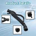 LR042893 Engine Radiator Coolant Lower Hose Pipe - Compatible with 2013-2022 Land Rover Range Rover Sport Discovery 3.0L 5.0L, Replaces LR166362 LR034651