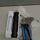 Dog Nail Grinder with 2 LED Lights Powerful 2 Speeds Super Quiet Dog Nail Trimmers with 3 Grinding Wheels Rechargeable Pet Dog Nail Clippers for Large Medium Puppy Dogs Dog Nail File Cat Nail Clipper (Black)