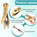 80 Pcs Self-Drilling Anchors with Screws Kit, Upgraded Drywall Anchors for Heavy Duty, Metal Screw Anchors Set, Easy to Install Without Drilling or Punching Holes in Wall (0.47"x1.76")