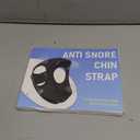 Forzacx Chin Strap for Cpap Users Anti Snoring Devices 1 Pack - Breathable Cpap Chin Strap Snoring Solution, Effectively Reduce Snoring, Non-Stick Hair, Don't Fade - Black&Grey