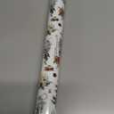 MAYPLUSS Christmas Wrapping Paper Roll - 17 In x 33 Feet - Cute Watercolor Christmas Tree Candle Pinecone Goblet Gift Wrap Paper for New Year, Holiday, Kids