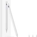 Stylus Pen for iPad 11th Generation,15H Working Time Tilt Sensitivity Palm Rejection Pencil for 2018-2025 iPad A16 11/10/9/8/7/6th, Pro 11"/12.9"/13 inch M4, Air 3/4/5/M2/M3, Mini 5/6/7/A17 Pro (White)