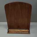 Beautiful Cookbook Stand for Your Kitchen Counter - Solid Wood Stand Easily Keeps Cook or Recipe Books Open for Convenient Cooking - Perfectly Fits Your iPad/Tablet and Enhances Any Kitchen Decor