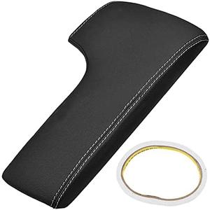 AUTOKAY Leather Center Console Lid Armrest Cover for Lexus IS250 IS350 2014 2015 2016 2017