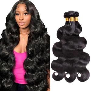 Human Hair Bundles Natural Black Body Wave Bundles Human Hair Extensions 10A Brazilian Virgin Body Wave Human Hair 3 Bundles 24 26 28 Inch