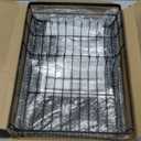 SNTD Dish Drying Rack for Kitchen Counter - Large Dish Rack with Drainboard, Rustproof Dish Drainer with Utensil Holder for Sink, Black