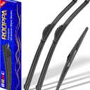 3 wipers Replacement for 2010-2013 Mazda 3, Windshield Wiper Blades Original Equipment Replacement - 24"/19"/14" (Set of 3) U/J HOOK