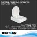 Thetford (42178 Seat/Cover Assembly , white