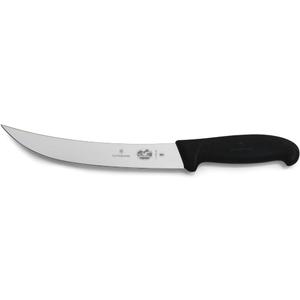 Victorinox Fibrox 8-Inch Curved Breaking Knife, Black