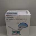 DENFANY Hair Steamer, 2 in 1 Hair and Face Steamer for Natural Hair with UV Ozone, Face Steamer Hair Humidifier Moisturising Hydration System Sprayer for Personal Care Use at Home and Salon (Light Blue)