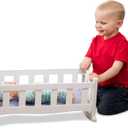 Melissa & Doug Wooden Play Cradle for Dolls - Baby Doll Crib and Baby Doll Bed with Mattress, Doll Accessories for Pretend Play and Stuffed Animals, Ages 3+