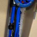 Blue Mini 3 Wheel Scooter for Kids Lean-to-Steer with LED Light-Up Wheels, Adjustable Handlebar, Wide Anti-Slip Deck, Smooth PU Wheels, Rear Foot Brake Toddler Scooter for Ages 2+