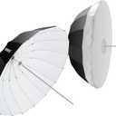 NEEWER 71"/180cm Parabolic Reflective Umbrella Photography with White Inner, Soft Lighting with Diffuser Cover, Bag, Quick Fold for Camera Photo Studio Video Light Shooting Monolight Flash, NS4U