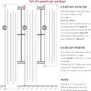 Beige White Linen Full Blackout Curtains 84 Inches Long, Viral Pinch Pleated Curtains with Hooks Thermal Insulated Boho Drapes for Living Room/Bedroom Window Treatment (40" Wx84 Lx2 Panels) (Lightbirch)