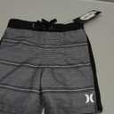 Hurley Boys' Board Shorts (4T, Black)