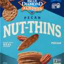Blue Diamond Almonds, Pecan Thins Gluten Free Cracker Crisps perfect for Snacking, 4.25 oz (EXP 02/13/26)