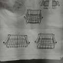 Wire Baskets Detachable Kitchen Storage Shelf, Tableware Dish Drying Rack for Pantry, Cabinet, and Wardrobe Organization, Rugged Metal Design, Easy Assembly, Space Saving, White