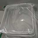 CoiiJoii Board Game Storage,Extra Large Clear Hard Shell Case with Zipper, 3 Packs Board Game Organizer and Storage for Games Puzzle Magazine A4 Paper Craft Hobby Art Supplies