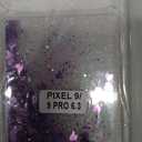 for Google Pixel 9/9 Pro Case Glitter, Bling Sparkly Liquid Sand Shockproof Bumper Clear Shiny Dynamic with Air Cushions Cover for Women and Girls, Purple