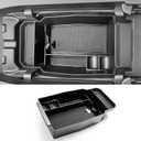 CDEFG 2023 2024 2025 CX-50 Center Console Organizer Tray for 2023 2024 2025 Mazda CX-50 Middle Console Armrest Storage Box 2023 2024 2025 CX50 Accessories(Black)