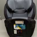 Safety 1st Grow and Go 2-in-1 Booster Car Seat with ComfortWings, Converts High-Back to Backless, 19" Wide, Fits 3 Across, Lightweight, Foldable, Easy-Clean, Cup Holders, 40-100 lbs, Black Sand (Manufacturing Date 2025-04-08)