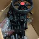 Caddytek CaddyLite 15.3 V2 Golf Push Cart - Lightweight Foldable Aluminum Cart with EVA Wheels, Foot Brake, Adjustable Handle, Umbrella Holder, Drink Holder, Scorecard Holder (Black)