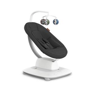 UPPAbaby Mamaroo Smart Swing Customizable Soothing Modes with MotionSync Technology Infant Recline + Bluetooth Enabled Included Newborn Insert Jake (Charcoal Mlange)