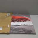 Red Tree Wall Art Black Grey Artwork for Living Room Office Bedroom Home Modern Landscape Forest Picture Large Sitting Room Decor Framed 20x40inch