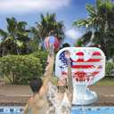 Poolmaster American Stars and Stripes Eagle Competition Poolside Basketball Game