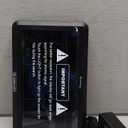 DreamSky Weather Station Indoor Outdoor Thermometer Wireless with Digital Atomic Clock for Home, Large Display with Dimmer, USB Port, Inside Outside Temperature Humidity Monitor (Adapter Powered) (Black (Plug-in))