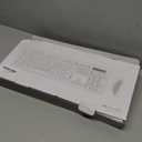 Large Print Wireless Keyboard and Mouse - 7 Colors Backlit Keyboard, Oversize Letters Keys Easy to See and Type, Rechargeable Keyboard and Mouse with Light Up Key, Compatible for PC, Windows, Gaming