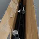 Dog Gate Indoor,18"-45" Adjustable Extra Wide Metal Short Dog Gate to Step Over, 14" Tall Small Pet Gate with 3 Extension Kits, Pressure Mounted for Doorways & Stairs Black