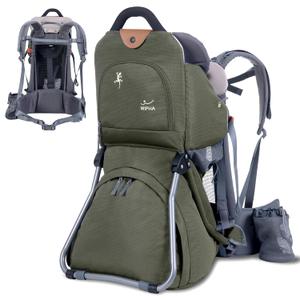 WIPHA Baby Backpack Carrier, Comfort Toddler Carrier Hiking Backpack with Canopy, Adjustable Lightweight Child Carrier