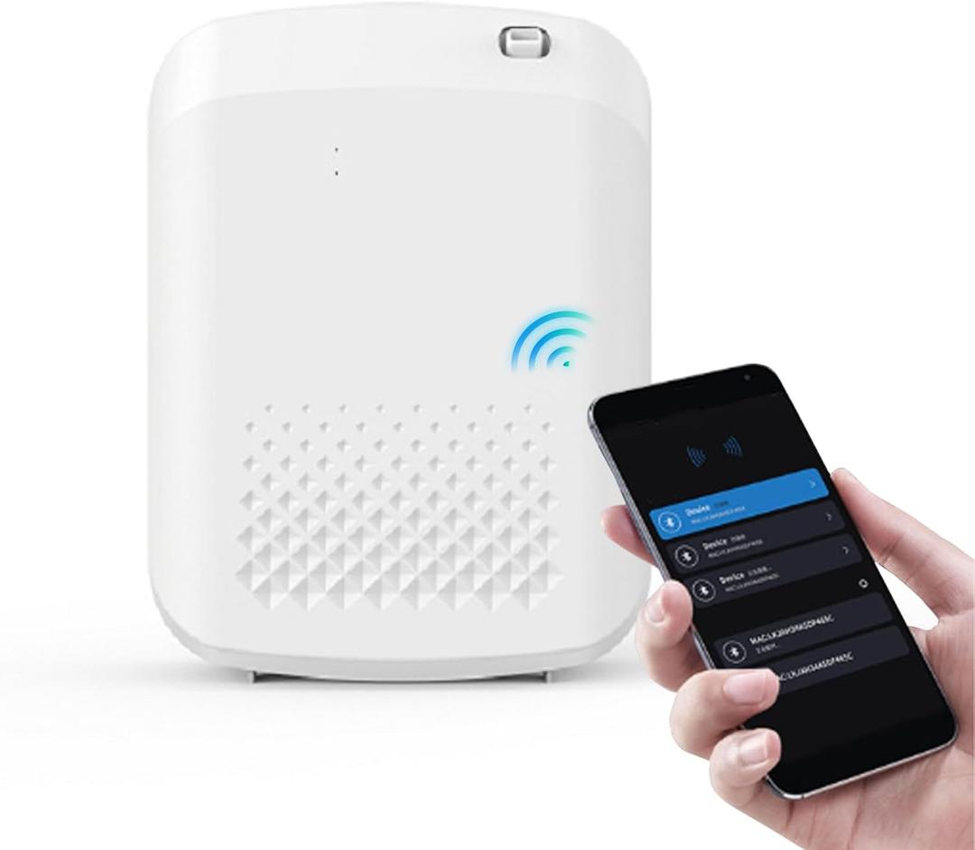 Smart Scent Air Machine, 400ml Bluetooth Fragrance Machine, Portable Scent Diffuser Aromatherapy Diffuser, Aroma Diffuser for Home and Commercial, Support Remote Control (White)