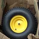 MAXROLLORS (2 Pack) 20x8.00-8 Lawn Mowe Tire and Wheel Tubeless, 3.5" Offset Hub, 3/4" Borehole, 3/16" Keyway, 4-Ply, Replacement 20x8-8nhs Rear Tire and Wheel Assemblies