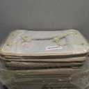 9 Pack Storage Basket Bins & Decorative Baskets Fabric Storage Cubes Containers Bulk W/Handles for Office, Home, Books, Clothes, Bedroom, Closet (Beige)