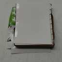 Binder Dividers with Tabs - (Set of 12) x 8-Tab Dividers for 3 Ring Binders, White, Reinforced Edge - Ideal for Keeping Your Documents Neat and Professional