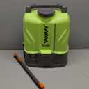 VAXMAY Battery Powered Backpack Sprayer 3.2 Gallon, 100 PSI Electric Garden Sprayer Compatible with DeWalt 20V Battery, Weed Yard Sprayer with 2 Wands, 5 Nozzles, 2.0 Ah Battery & Charger Included