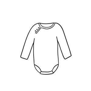 Simple Joys by Carter's Baby Girls' Long-Sleeve Bodysuit, Pack of 6, 3 M