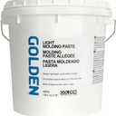 GOLDEN Light Molding Paste, 128 fl. oz. Jar, Professional Acrylic Paste Medium, Opaque