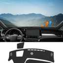 BIBLOZ Dash Cover for Lexus RX RX 350/ RX 350h/ RX 450h+/ RX 500h 2023 2024 2025 2026 Accessories Black Flannel Dashboard Cover Mat Car Dashboard UV Sun