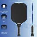 Pickleball Paddles Set of 2 - Graphite Carbon Fiber Pickle Ball Paddle Composite -USAPA Approved Pro Pickle Racket -14mm Lightweight PP Honeycomb Core -Men's and Women's Outdoor Game Gift Set/Blue